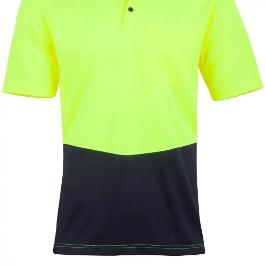 Picture of Winning Spirit, Unisex Hi Vis Bamboo Charcoal S/S Polo